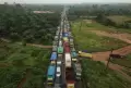 Macet Total 20 Jam,  Ribuan Kendaraan Terjebak di Jalan Nasional Jambi