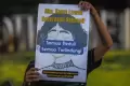 Momen Aksi Diam Peringatan International Women’s Day di Palembang
