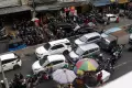 Pengunjung Membludak, Kemacetan di Pasar Tanah Abang Makin Parah