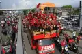 Konvoi Perayaan Juara PSM Makassar