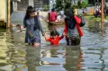 Banjir Luapan Sungai Citarum Rendam Kampung Bojongasih di Kabupaten Bandung