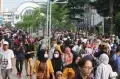 Akhir Libur Panjang, Kawasan Kota Tua Jakarta Dipenuhi Pengunjung