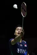 Kalahkan Priyanshu Rajawat, Ginting Melaju ke Perempat Final Indonesia Open 2023