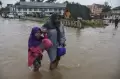 Banjir Rendam Pondok Pesantren Miftahul Huda di Tasikmalaya