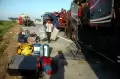 Kecelakaan Bus di Tol Pejagan Pemalang, 2 Orang Tewas di TKP