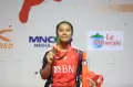 Mutiara Ayu Puspitasari  Juara Tunggal Putri Badminton Asia Junior