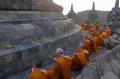 Prosesi Puja Bakti di Candi Borobudur