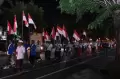 Ratusan Mahasiswa Bali Kirab Bendera Sambut HUT ke-78 Kemerdekaan RI