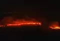 Potret Udara Kebakaran Lahan di Desa Rambutan Ogan Ilir Sumatera Selatan