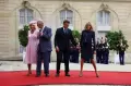 Tiba di Paris, Raja Charles Disambut Presiden Prancis Emmanuel Macron