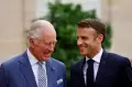 Tiba di Paris, Raja Charles Disambut Presiden Prancis Emmanuel Macron