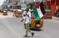 Simpati untuk Gaza, Bajaj Somalia Kibarkan Bendera Palestina