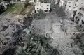 Bombardir Rumah di Deir Al-Balah Gaza , Israel Kembali Bantai Puluhan Warga Palestina