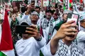 Potret Aksi Bela Palestina di Palembang