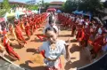 Aksi Ratusan Siswa SMPN 27 Tampil Luwes dan Kompak Menari Gambang Semarang