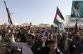 Mati-matian Bela Palestina, Ratusan Ribu Warga Yaman Turun ke Jalan