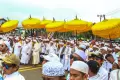 Potret Kemeriahan Arakan dan Makan Sedulang Ziarah Kubro Akbar Jelang Ramadan di Palembang
