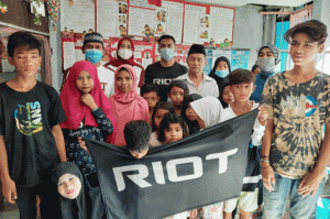 Tiga Panti Asuhan Dapat Bantuan Paket Sembako dari RIOT Makassar