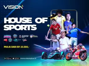Live! Serunya House of Sports Vision+, Ada MotoGP hingga AFC Women’s Asian Cup 2022