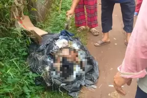 Mayat Dalam Kantong Plastik Sampah Gegerkan Warga Karadenan Bogor