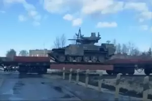 Jagoan Perang Kota, Tank Terminator Rusia Mondar-Mandir di Perbatasan Ukraina