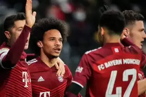 Hasil Liga Jerman 2021/2022 Eintracht Frankfurt vs Bayern Muenchen: Leroy Sane Pembeda