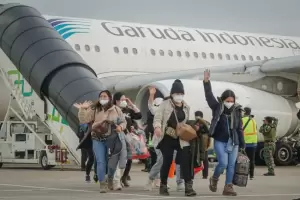 Terbang 17 Jam, Garuda Indonesia Evakuasi 80 WNI dari Ukraina
