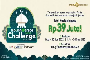 Segera Daftar di Sini! Ikuti MotionTrade Syariah Challenge 2022, Raih Berkah Ramadan Total Rp39 Juta