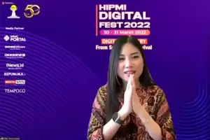 Bicara di HIPMI Digital Fest 2022, Wamenparekraf Angela Tanoesoedibjo Dorong UMKM Go Digital