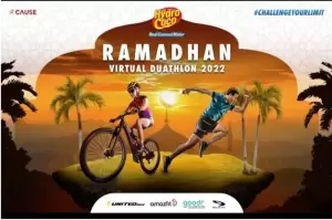 10 Ribu Peserta Siap Bersaing dalam Lomba Lari dan Bersepeda Virtual Duathlon 2022