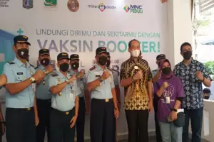 MNC Peduli dan TNI AU Gelar Sentra Vaksinasi Booster di Kebon Sirih