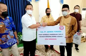 PT Semen Tonasa Bagikan Ribuan Paket Sembako Ramadhan untuk Warga Pangkep