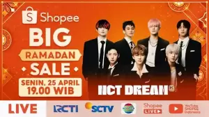 NCT DREAM Siap Comeback Terbaru & Pertama di TV Indonesia dalam Shopee Big Ramadan Sale TV Show!