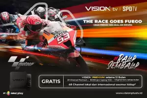 Nonton Live MotoGP Spanyol di Vision+ TV, Simak Jadwal Berikut!