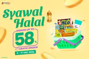 Promo Syawal Halal, Dapatkan Diskon Up to 58% untuk Vitamin hingga Skincare Hanya di AladinMall by Mister Aladin
