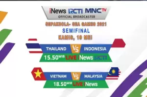 Live di iNews dan RCTI: Indonesia vs Thailand di Semifinal Sepak Bola SEA Games 2021