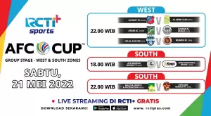 Live Streaming RCTI+ Sajikan Penyisihan Grup Piala AFC 2022