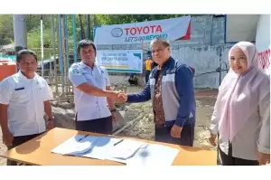 Serikat Pekerja Toyota Astra Motor Hibahkan Sumur Bor di Palu