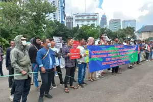Gelar Aksi di Patung Kuda, Forum Mahasiwa Papua Desak Pemerintah Sahkan DOB Papua
