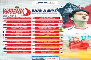 Siang Ini, MNCTV Hadirkan 11 Pertandingan Seru Daihatsu Indonesia Masters 2022!