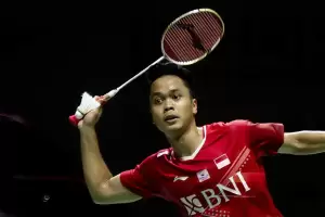 Hasil Indonesia Open 2022: Anthony Ginting Tembus 16 Besar usai Kalahkan Tommy Sugiarto