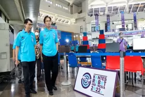 54 Perguruan Tinggi Adu Kehebatan di Kontes Robot Indonesia 2022