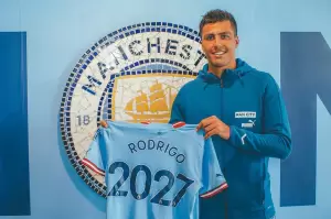Rodrigo Bertahan di Manchester City, Janji Persembahkan Banyak Gelar