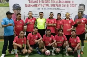 Keluarga Besar Alumni SMPN 5 Makassar Gelar Turnamen Futsal