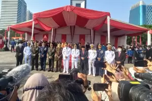 Anies ke Peserta Upacara HUT ke-77 RI: Renungkan Jasa Pahlawan di Balik Berkibarnya Merah Putih