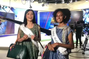 2 Finalis Miss Indonesia 2022 Ini Ungkap Kesan Berbeda saat Kunjungi Newsroom MNC Media