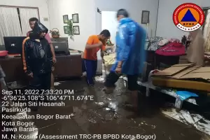 Hujan Deras Guyur Kota Bogor, Ini Data Sementara 21 Titik Bencana