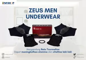 Zeus Men Underwear, Dirancang untuk Bantu Tingkatkan Stamina dan Vitalitas Pria!