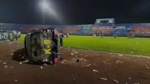 Stadion Kanjuruhan Mencekam, Mobil Ini Selamatkan Pemain Persebaya Surabaya