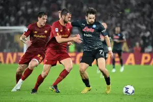 Hasil AS Roma vs Napoli: I Lupi Kalah Dramatis